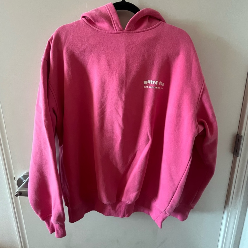 White Fox Boutique Pink Hoodie
